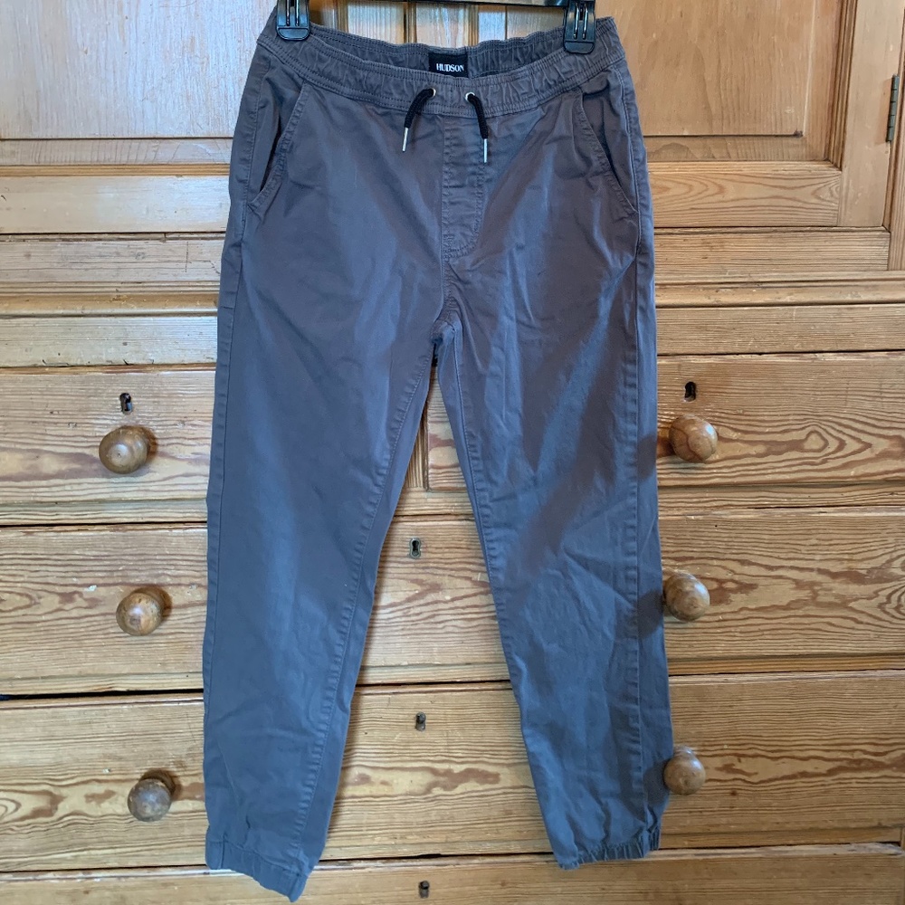 Hudson Grey Canvas Joggers